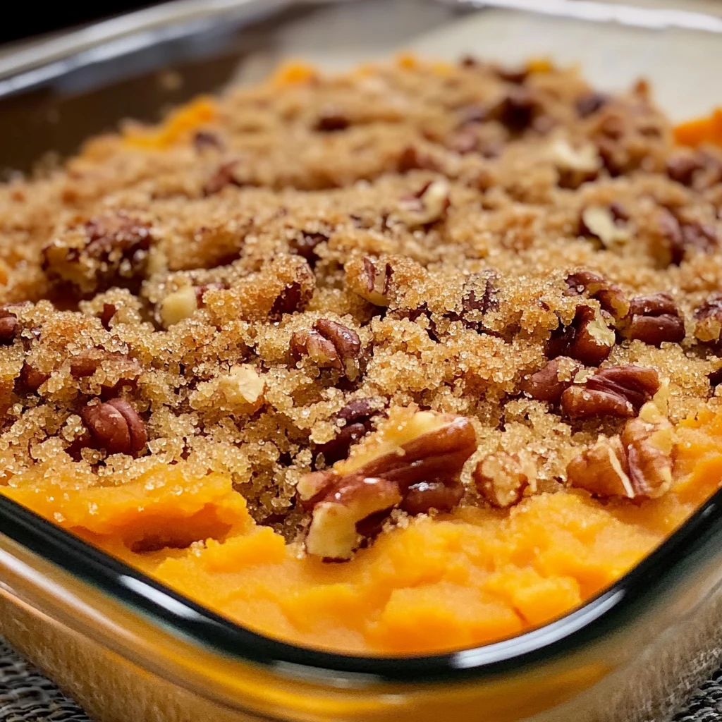 Sweet Potato Crunch Casserole 4 Servings Ultimate Delicious